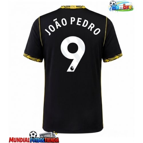 Camiseta Chelsea Joao Pedro #9 Segunda Equipación Replica 2026-27 mangas cortas